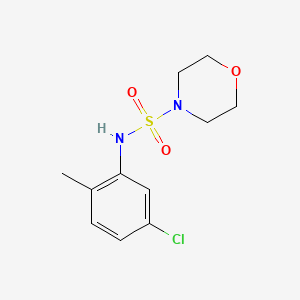 molecular formula C11H15ClN2O3S B5288893 N-(5-chloro-2-methylphenyl)morpholine-4-sulfonamide 