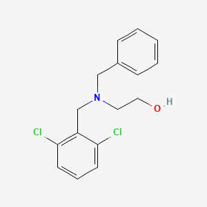 molecular formula C16H17Cl2NO B5288972 2-[Benzyl-[(2,6-dichlorophenyl)methyl]amino]ethanol 