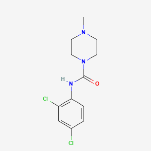 molecular formula C12H15Cl2N3O B5289165 N-(2,4-dichlorophenyl)-4-methylpiperazine-1-carboxamide 