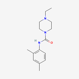 molecular formula C15H23N3O B5289224 N-(2,4-dimethylphenyl)-4-ethylpiperazine-1-carboxamide 