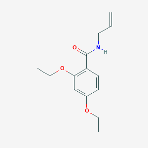 molecular formula C14H19NO3 B5289489 N~1~-ALLYL-2,4-DIETHOXYBENZAMIDE 