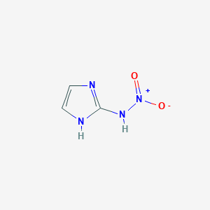 molecular formula C3H4N4O2 B052899 N-(1H-imidazol-2-yl)nitramide CAS No. 123342-91-6