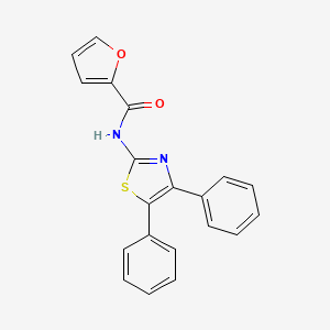 molecular formula C20H14N2O2S B5289993 N-(4,5-diphenyl-1,3-thiazol-2-yl)-2-furamide 