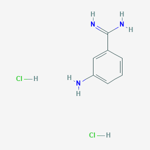 molecular formula C₇H₁₁Cl₂N₃ B052901 3-Aminobenzamidine dihydrochloride CAS No. 37132-68-6