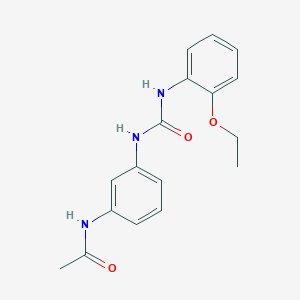 molecular formula C17H19N3O3 B5291184 N-(3-{[(2-ethoxyphenyl)carbamoyl]amino}phenyl)acetamide 