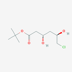 molecular formula C10H19ClO4 B052928 tert-Butyl (3S,4R)-6-Chloro-3,5-dihydroxyhexanoate CAS No. 404958-68-5