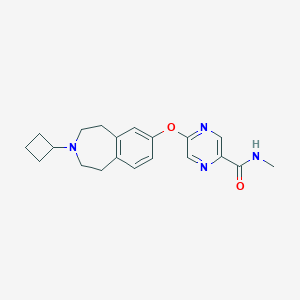 molecular formula C20H24N4O2 B529344 Unii-3SW22qpg5V 