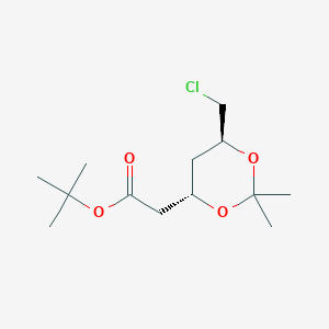 Tert-butyl 2-[(4S,6S)-6-(chloromethyl)-2,2-dimethyl-1,3-dioxan-4-yl]acetate