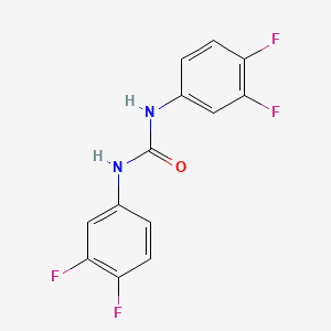 molecular formula C13H8F4N2O B5295078 1,3-Bis(3,4-difluorophenyl)urea 
