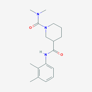 molecular formula C17H25N3O2 B5295125 N~3~-(2,3-dimethylphenyl)-N~1~,N~1~-dimethylpiperidine-1,3-dicarboxamide 