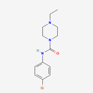 molecular formula C13H18BrN3O B5295220 N-(4-bromophenyl)-4-ethylpiperazine-1-carboxamide 