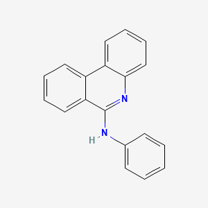 molecular formula C19H14N2 B5296341 6-Anilinophenanthridine 