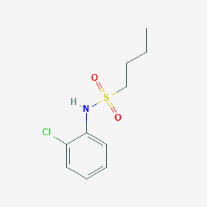 molecular formula C10H14ClNO2S B5297227 N-(2-chlorophenyl)butane-1-sulfonamide 