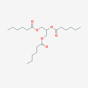 molecular formula C21H38O6 B052981 三辛酸甘油酯 CAS No. 621-70-5