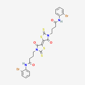 molecular formula C26H22Br2N4O4S4 B5298160 RCL L336955 