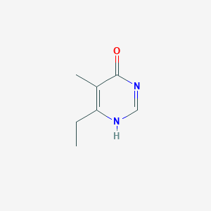 molecular formula C7H10N2O B052983 6-Ethyl-5-methylpyrimidin-4(1H)-one CAS No. 124703-79-3
