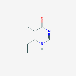 molecular formula C7H10N2O B052983 6-Ethyl-5-methyl-4-pyrimidinol CAS No. 124703-79-3