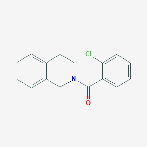 molecular formula C16H14ClNO B5298310 2-(2-chlorobenzoyl)-1,2,3,4-tetrahydroisoquinoline 
