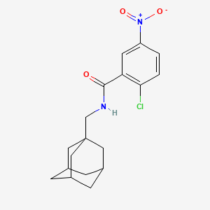 molecular formula C18H21ClN2O3 B5299794 N-[(ADAMANTAN-1-YL)METHYL]-2-CHLORO-5-NITROBENZAMIDE 