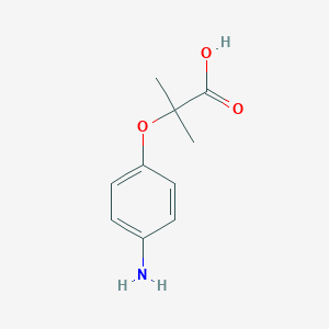 2-(4-Aminophenoxy)-2-methylpropanoic acid