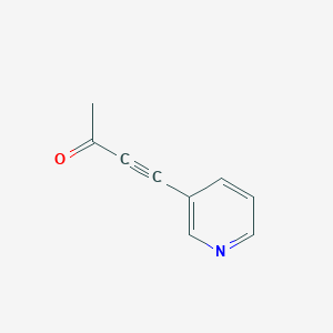 molecular formula C9H7NO B053004 4-(Pyridin-3-yl)but-3-yn-2-one CAS No. 114880-30-7
