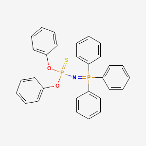 molecular formula C30H25NO2P2S B5300722 O,O-Diphenyl triphenylphosphoranylideneamidothiophosphate 