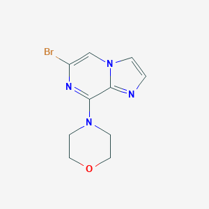 4-(6-Bromoimidazo[1,2-a]pyrazin-8-yl)morpholine