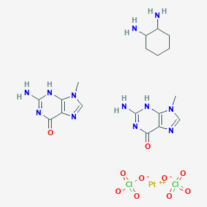 Cyclohexyldiamine-9-methylguanine platinum IV