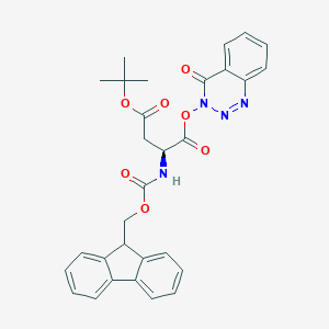 4-O-Tert-butyl 1-O-(4-oxo-1,2,3-benzotriazin-3-yl) (2S)-2-(9H-fluoren-9-ylmethoxycarbonylamino)butanedioate