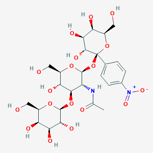 4-Nitrophenyl O-beta-galactopyranosyl-(1-4)-O-(2-acetamido-2-deoxy-beta-glucopyranosyl)-(1-3)-beta-galactopyranoside