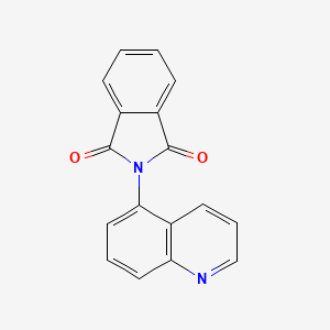 molecular formula C17H10N2O2 B5304132 2-(QUINOLIN-5-YL)ISOINDOLE-1,3-DIONE 