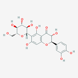 molecular formula C21H22O12 B053046 木犀草素 6-C-葡萄糖苷 CAS No. 112494-39-0