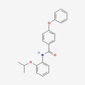 molecular formula C22H21NO3 B5305163 N-(2-Isopropoxy-phenyl)-4-phenoxy-benzamide 