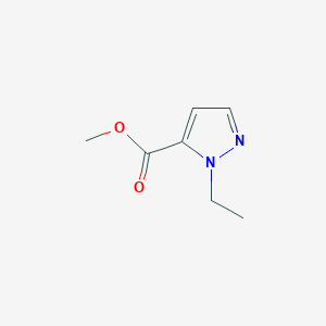 molecular formula C7H10N2O2 B053057 Methyl 1-Ethyl-1H-pyrazole-5-carboxylate CAS No. 119458-46-7