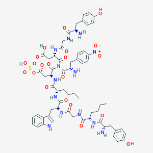 Cholecystokinin (26-33), tyr-gly-(nle(28,31),4-No2-phe(33))