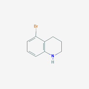 molecular formula C9H10BrN B053068 5-Bromo-1,2,3,4-tetrahydroquinoline CAS No. 114744-50-2