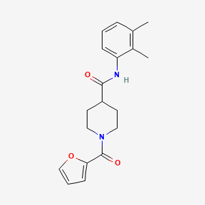 molecular formula C19H22N2O3 B5307237 N-(2,3-dimethylphenyl)-1-(furan-2-carbonyl)piperidine-4-carboxamide 