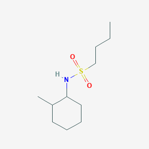 molecular formula C11H23NO2S B5308100 N-(2-methylcyclohexyl)butane-1-sulfonamide 