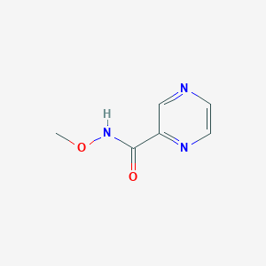 Pyrazinecarboxamide, N-methoxy-(9CI)