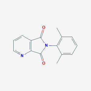 molecular formula C15H12N2O2 B053085 6-(2,6-dimethylphenyl)-5H-pyrrolo[3,4-b]pyridine-5,7(6H)-dione CAS No. 115062-74-3