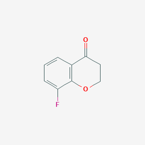molecular formula C9H7FO2 B053088 8-Fluorochroman-4-one CAS No. 111141-00-5