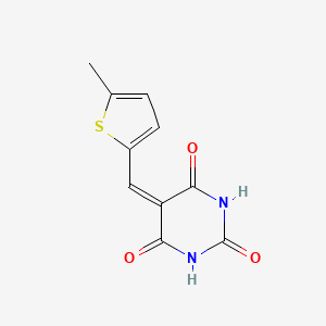 molecular formula C10H8N2O3S B5310293 Barbituric acid, 5-(5-methyl-2-thenylidene)- CAS No. 7293-32-5
