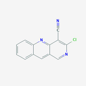 molecular formula C13H6ClN3 B5310973 3-Chlorobenzo[b][1,6]naphthyridine-4-carbonitrile 