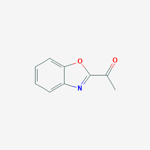 molecular formula C9H7NO2 B053119 1-(苯并[d]噁唑-2-基)乙酮 CAS No. 122433-29-8