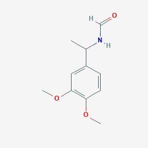 molecular formula C11H15NO3 B5313854 N-(3,4-Dimethoxy-alpha-methylbenzyl)formamide 