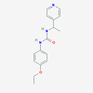 molecular formula C16H19N3O2 B5314121 N-(4-ETHOXYPHENYL)-N'-[1-(4-PYRIDYL)ETHYL]UREA 