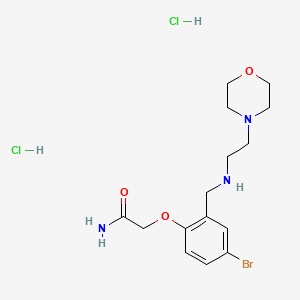 molecular formula C15H24BrCl2N3O3 B5314221 C15H24BrCl2N3O3 
