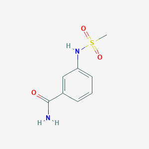 molecular formula C8H10N2O3S B5314226 3-(Methylsulfonamido)benzamide 