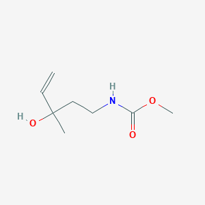 methyl N-(3-hydroxy-3-methylpent-4-enyl)carbamate