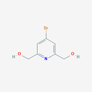 molecular formula C7H8BrNO2 B053160 4-Bromopyridine-2,6-dimethanol CAS No. 120491-88-5